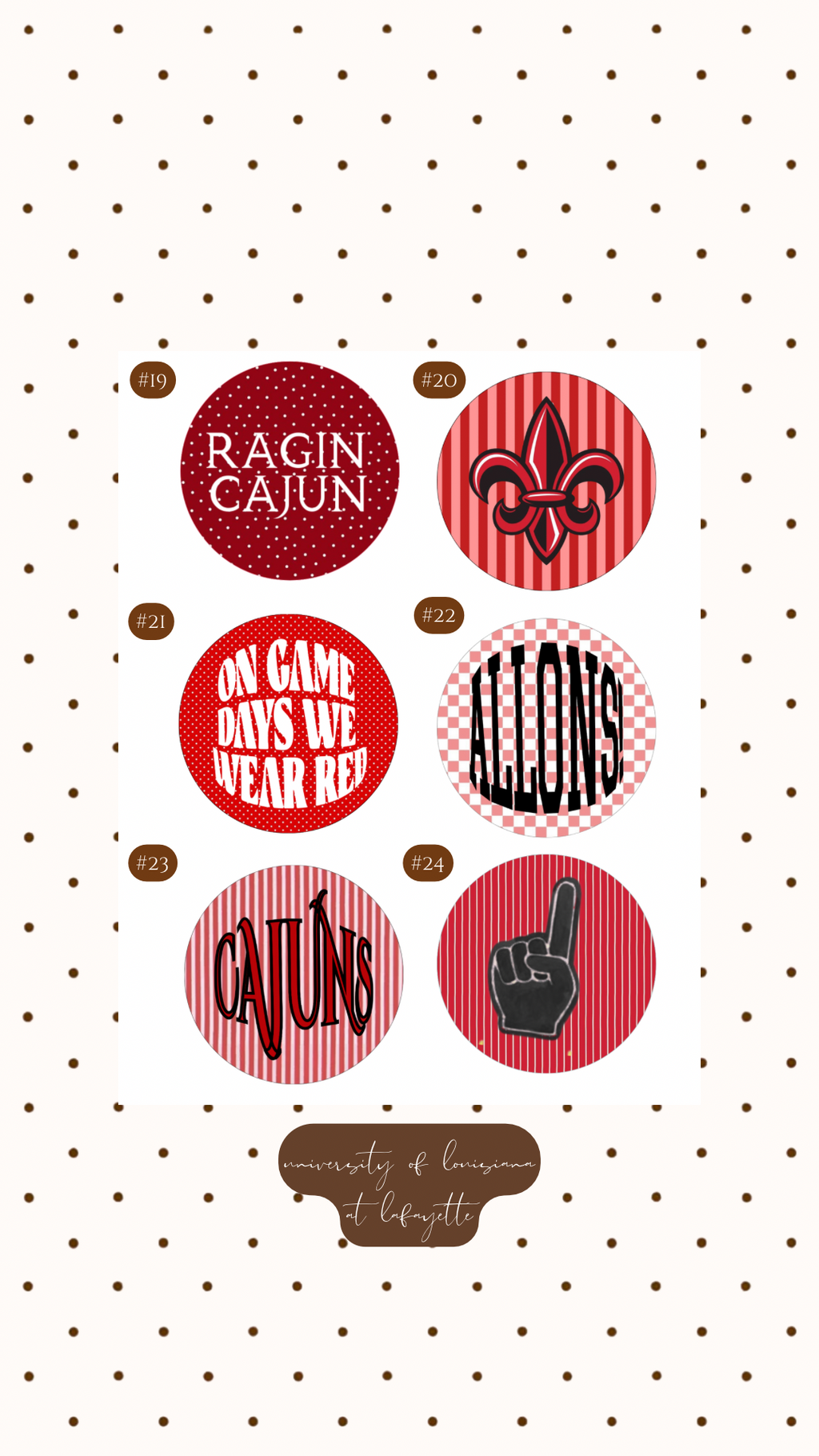 ULL GAMEDAY BUTTON