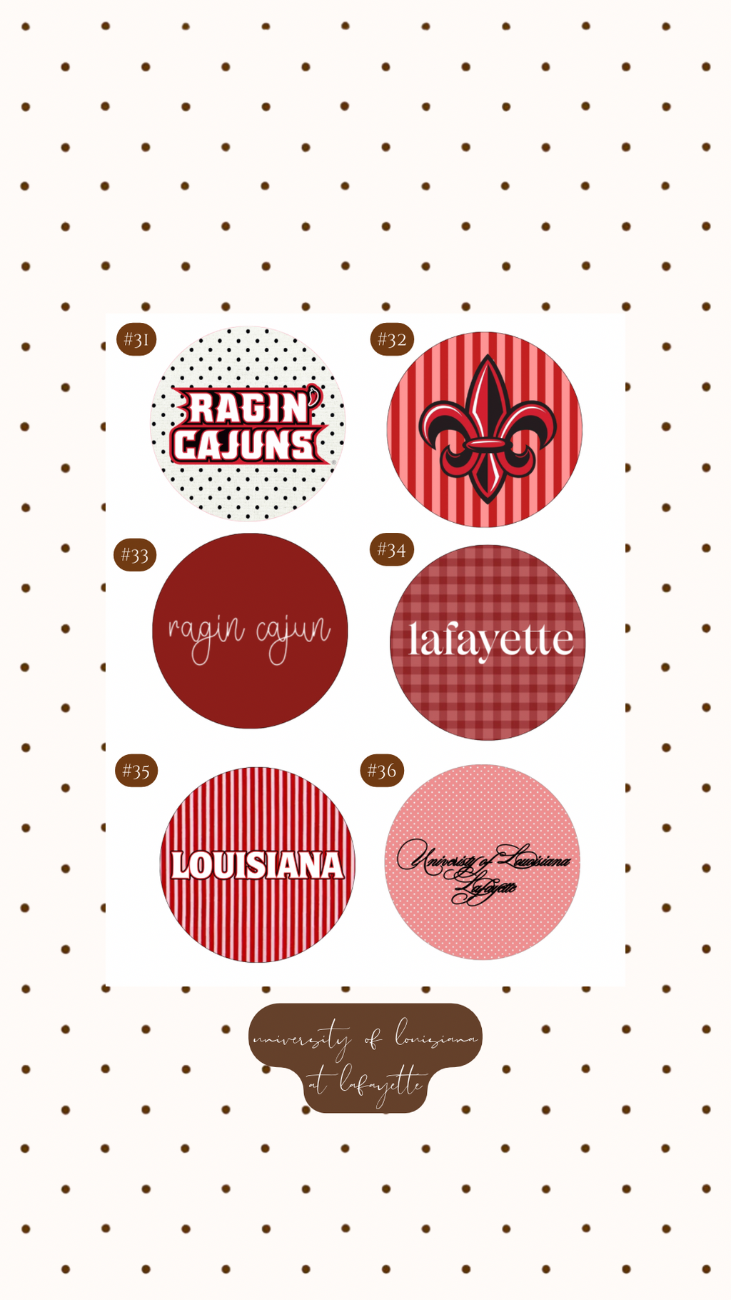 ULL GAMEDAY BUTTON