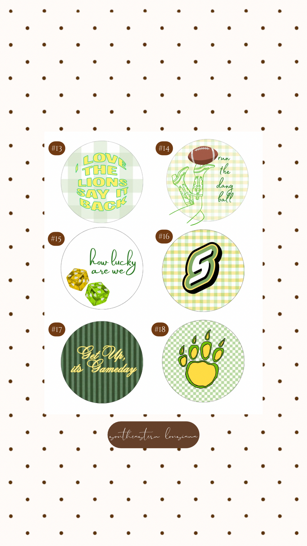 SLU GAMEDAY BUTTON