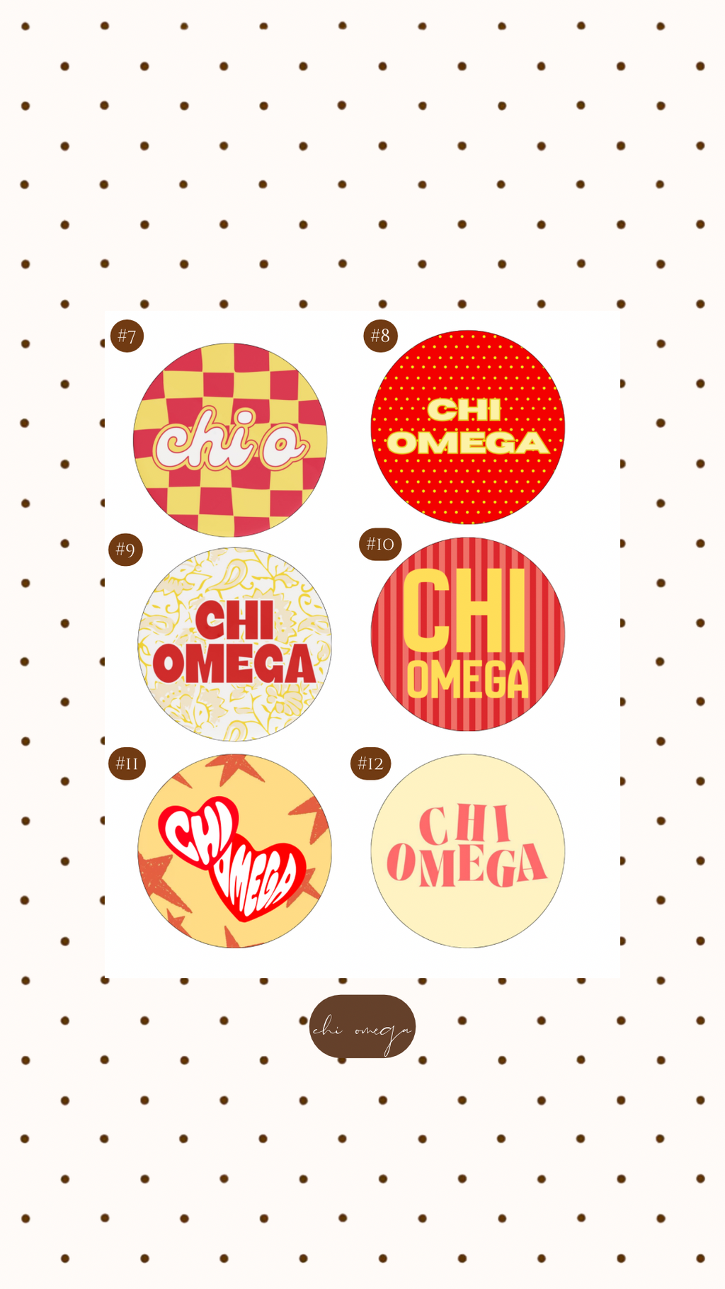 CHI O BUTTON