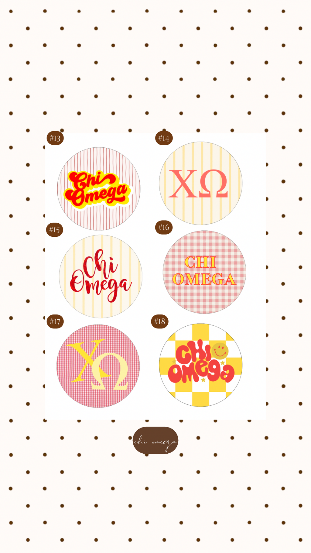 CHI O BUTTON