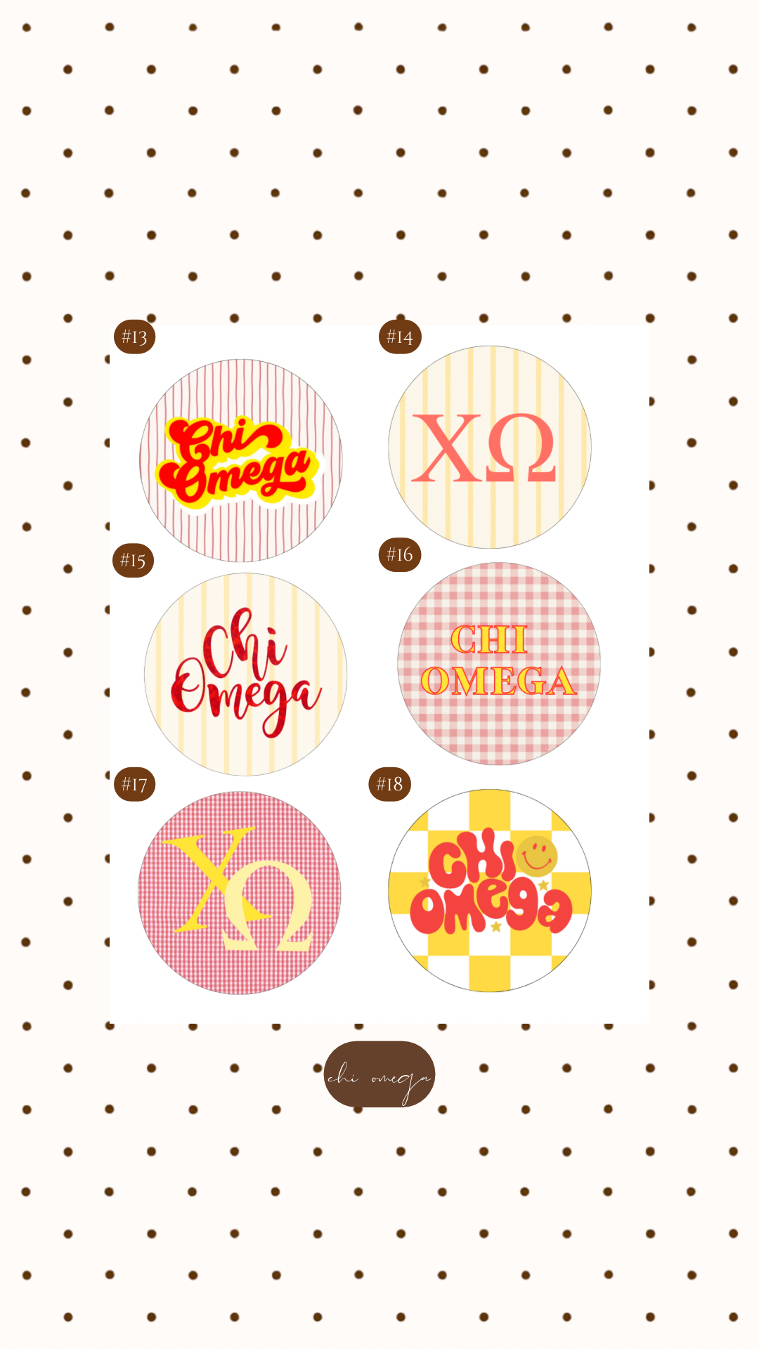 CHI O BUTTON