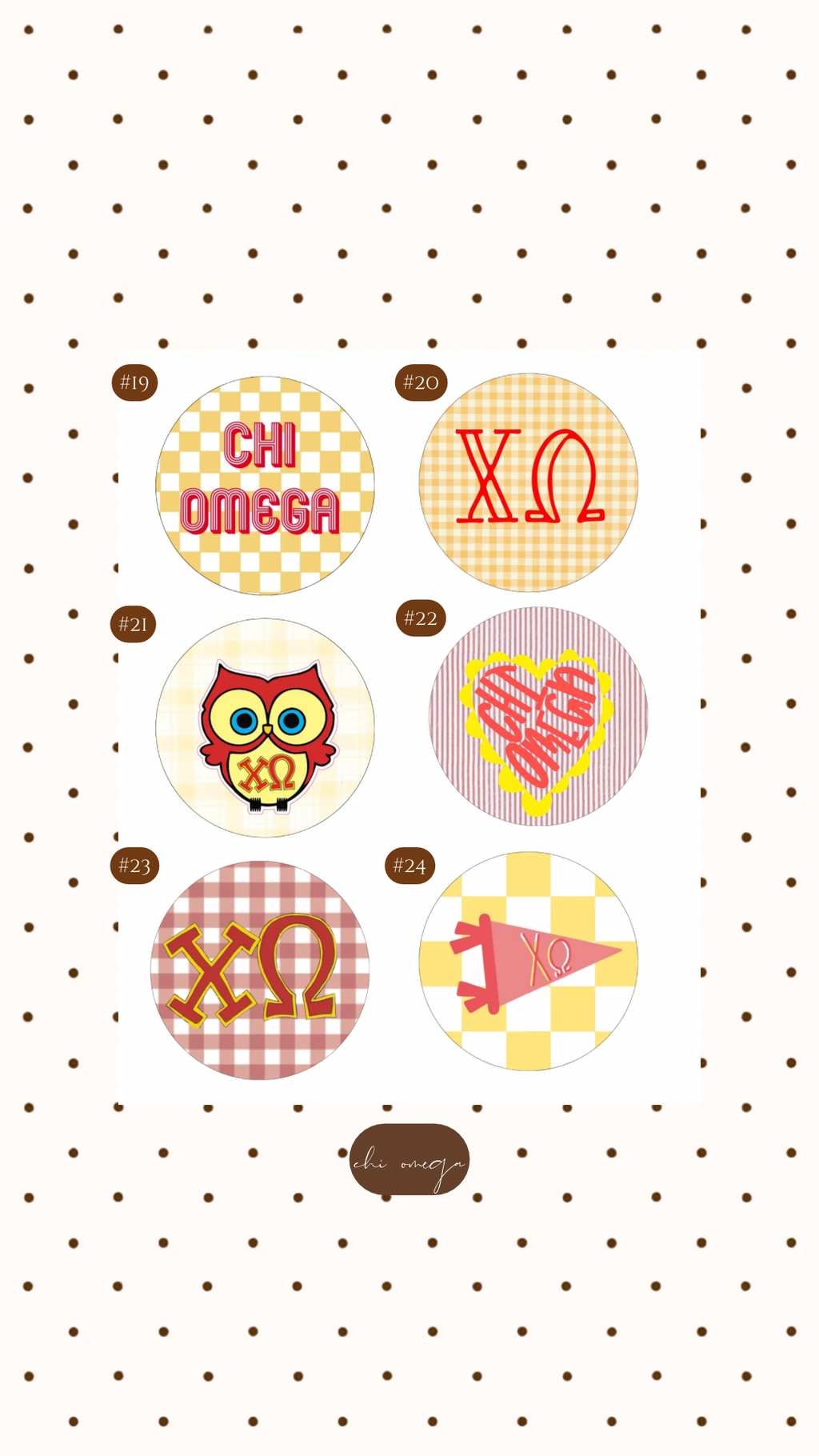 CHI O BUTTON