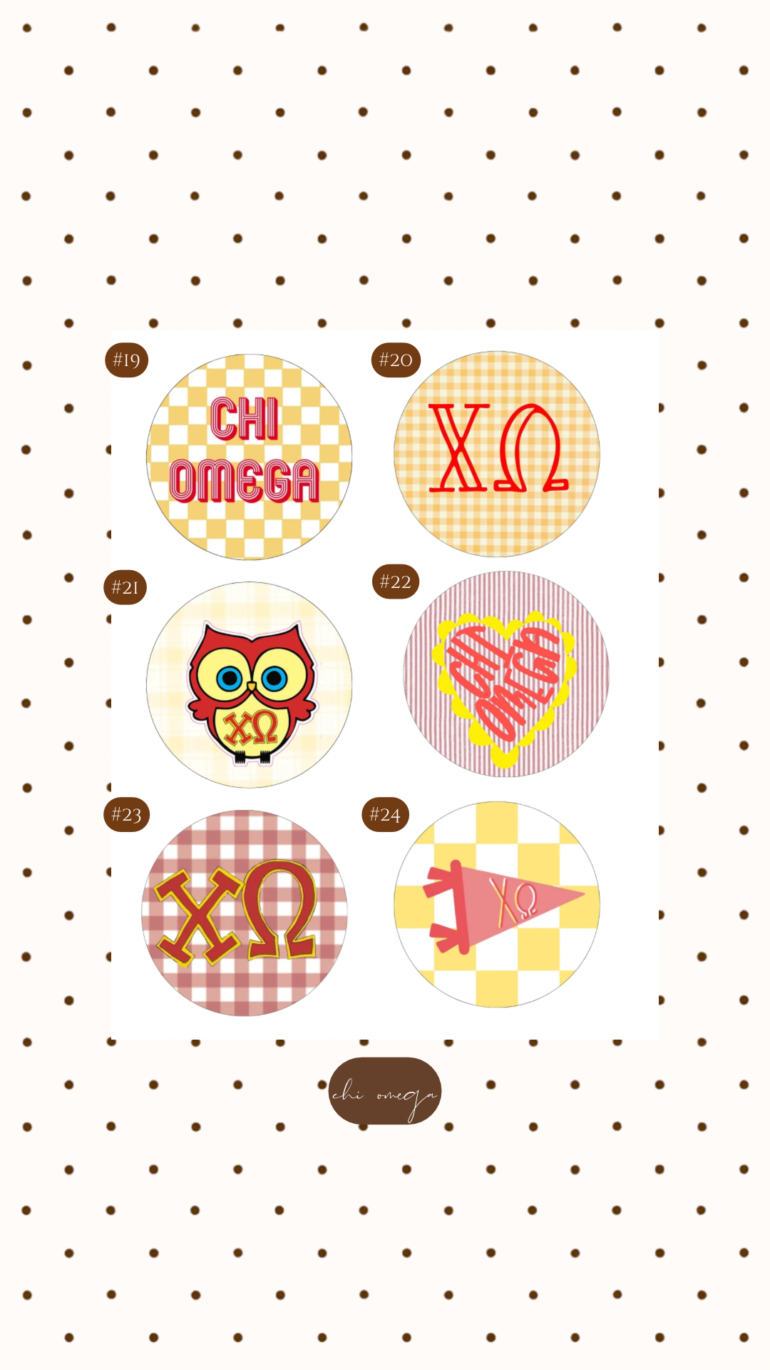 CHI O BUTTON