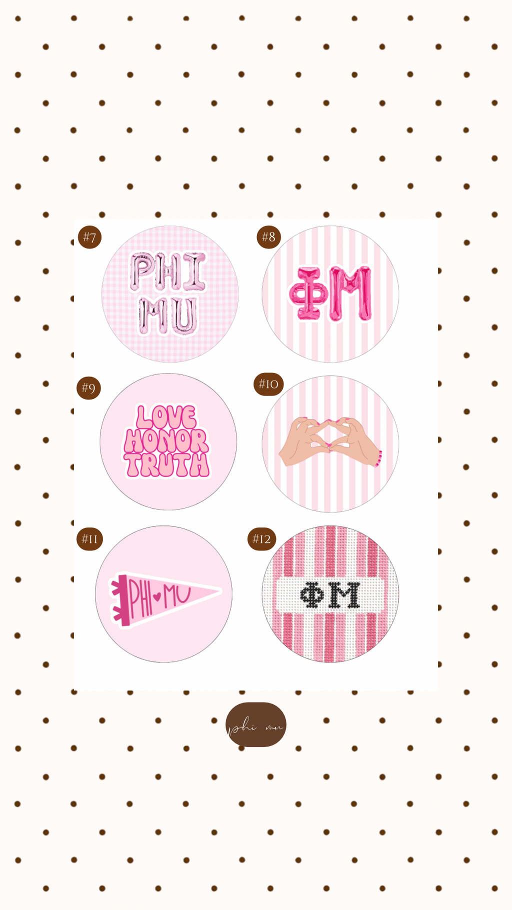 PHI MU BUTTON