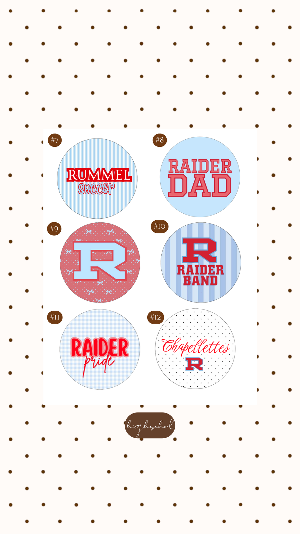 RUMMEL BUTTONS