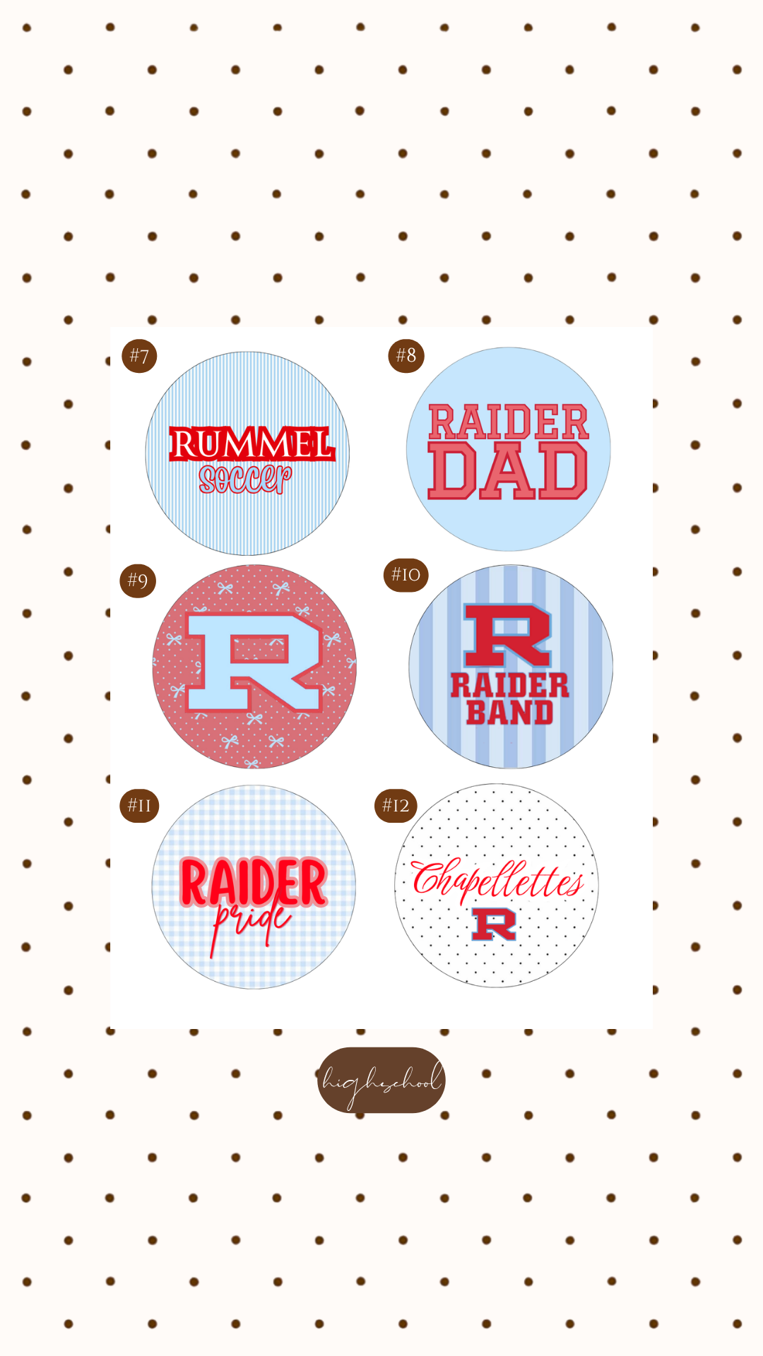 RUMMEL BUTTONS