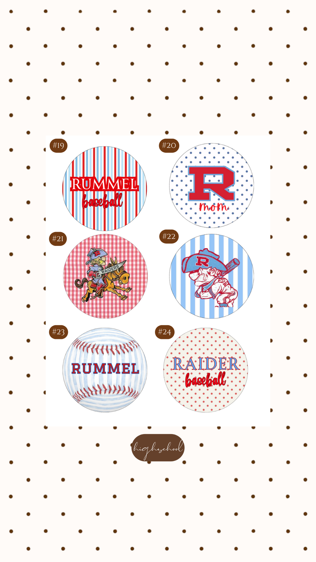 RUMMEL BUTTONS
