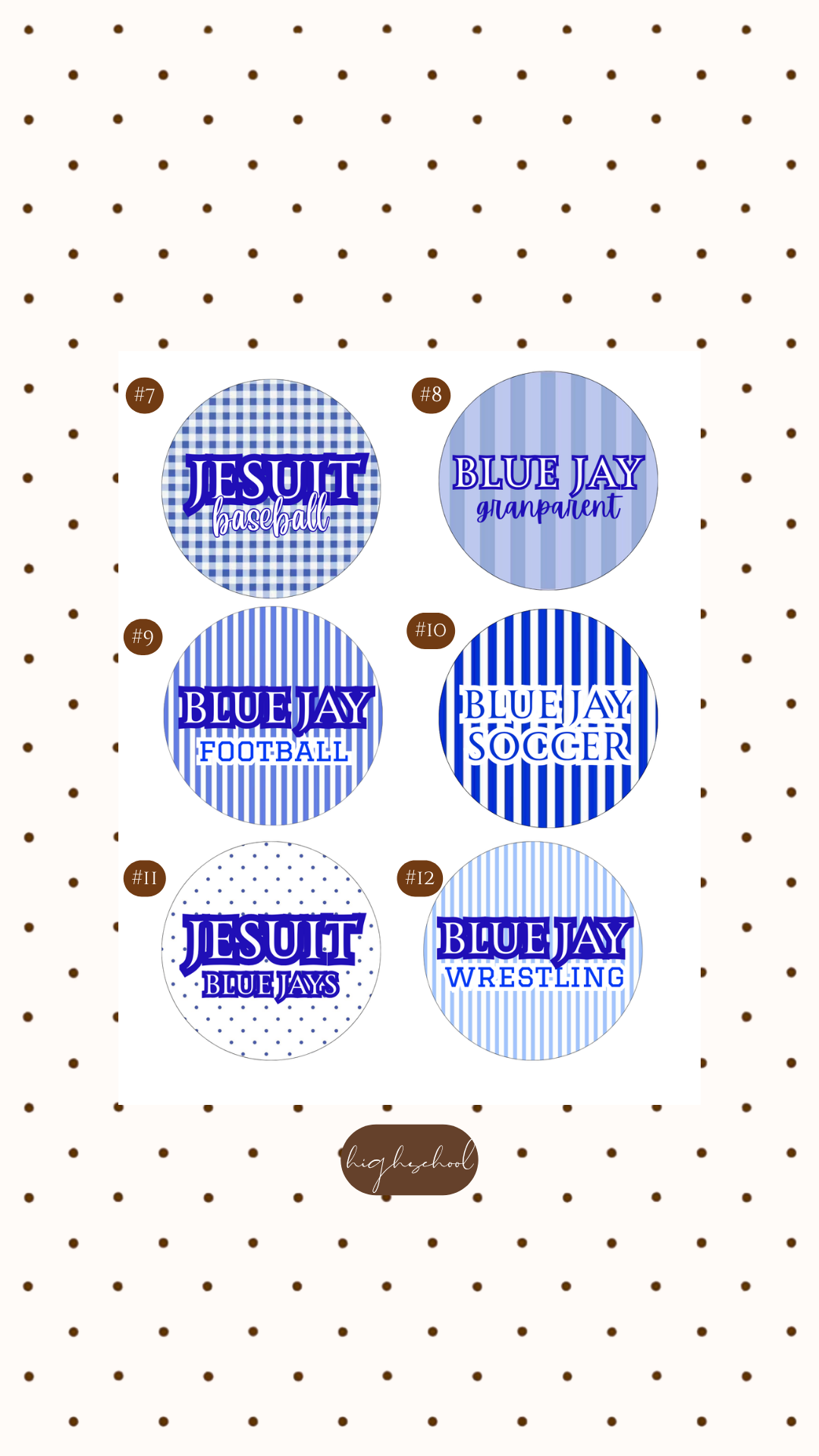 JESUIT BUTTONS