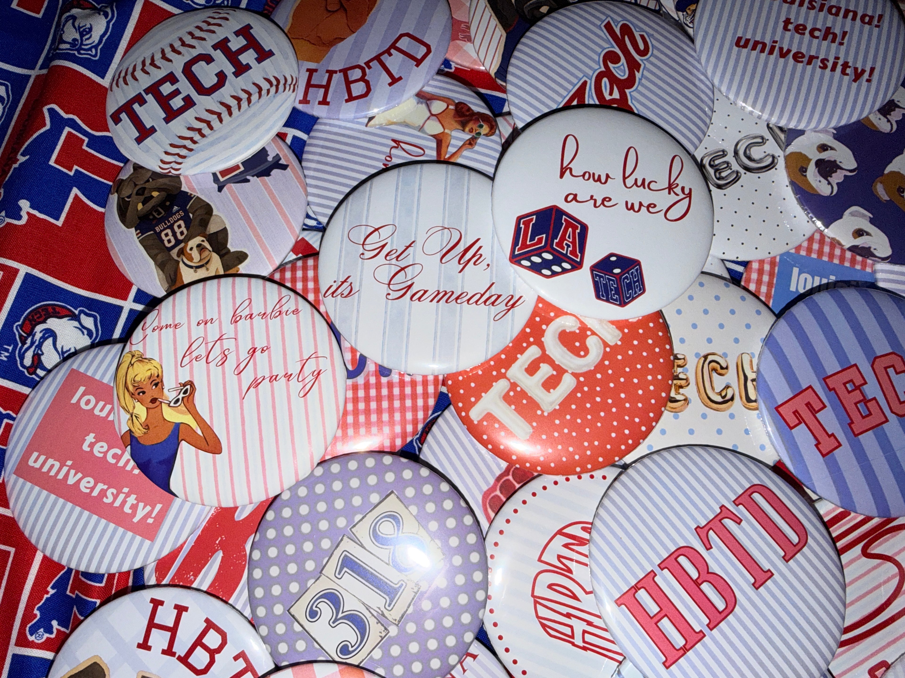 LA TECH GAMEDAY BUTTON